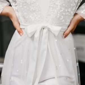 Lace Maxi Robe Including Slip